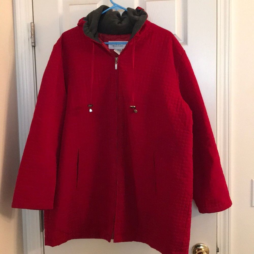 Red jacket